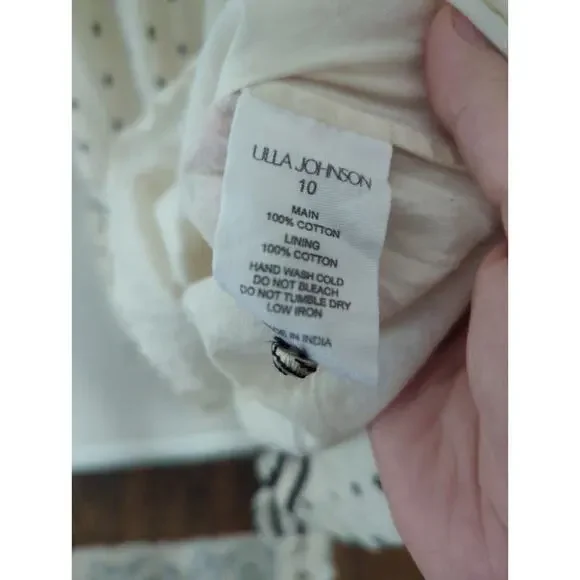 Ulla Johnson Evie Drawstring Puff Sleeve Dress - Picture 5 of 6